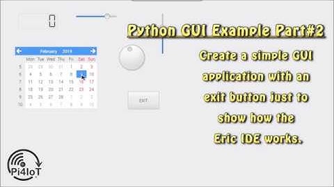 Python GUI Example Part#2 – Create a new Project