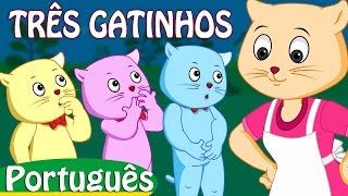 Três Gatinhos (Three Little Kittens) | Canções Para Crianças em Português | ChuChuTV Coleção