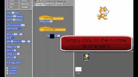 Using the keyboard to control a Sprite