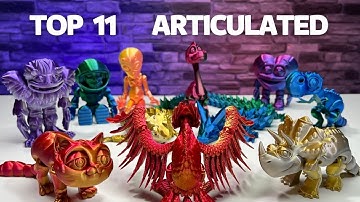 Top Articulated Animals to 3D Print in 2023