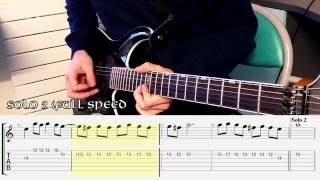 Amon Amarth - On A Sea Of Blood Guitar Lesson (Lead and Rhythm) w/ Tabs