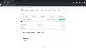 Using tfsec with GitHub Actions