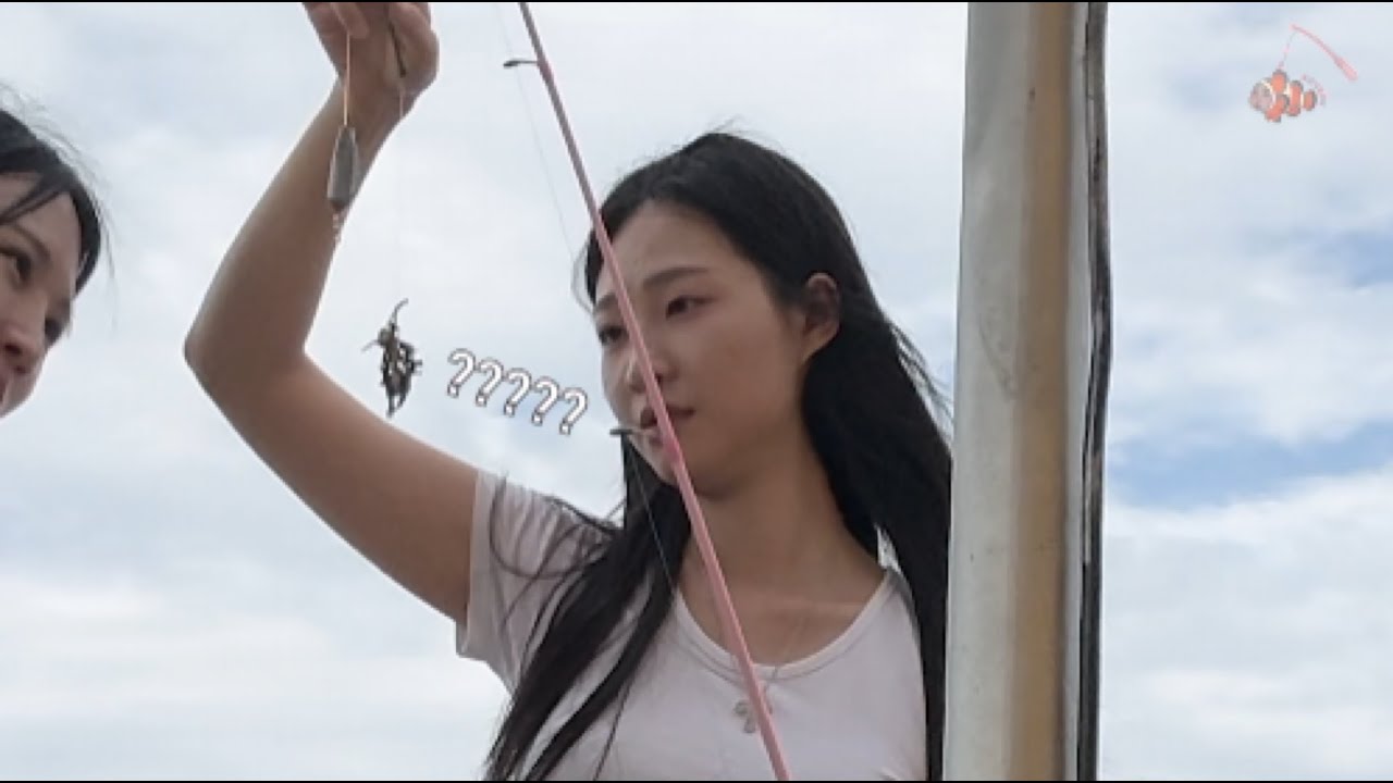 낚시 초보의 첫 도전기🎣 결과는 ?!