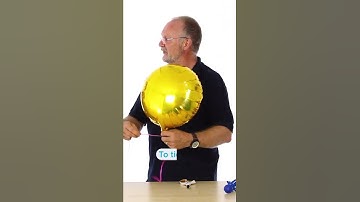 How to Speed Tie a Foil Balloon - 60 Second Skills #shorts