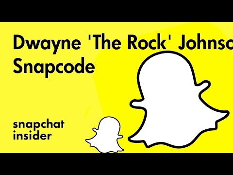Dwayne The Rock Johnson Add With Snapchat Snapcode Therock