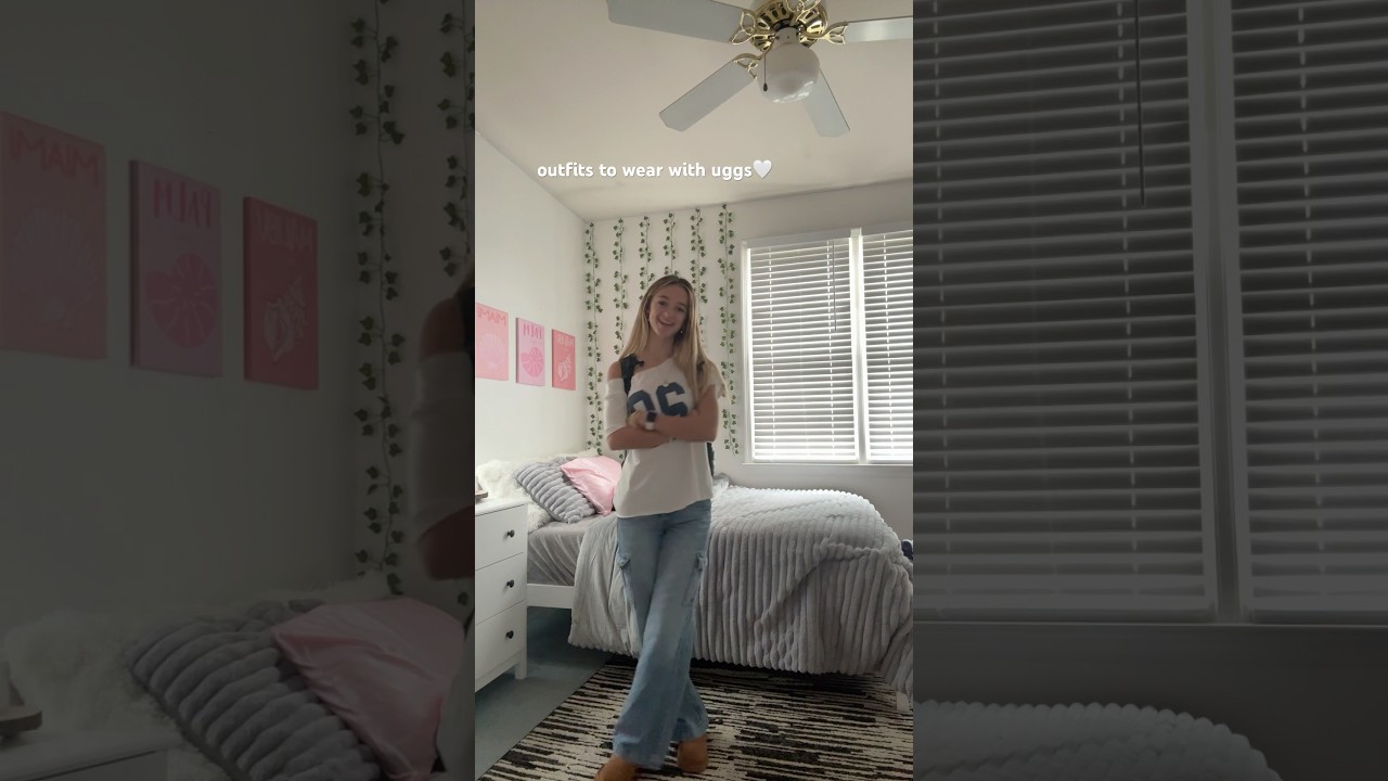 outfits to wear with uggs🤍