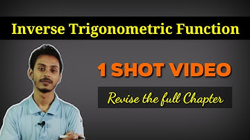 Inverse Trigonometric function in one shot by Kayesh Sir | ত্রিকোনোমিতিক বিপরীত বৃত্তিও অপেক্ষক