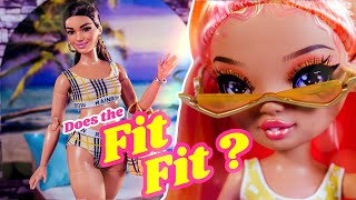 Can Barbie Fit Rainbow High Pacific Coast Swimsuits? Does the Fit Fit | Simone Summers