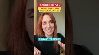 Common FAIL ON UR DRIVING TEST. ROLLING ON HILLS 