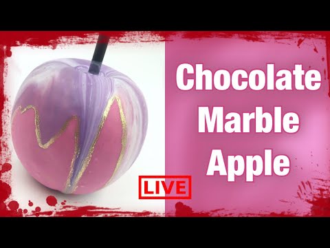 Chocolate Marble Apples