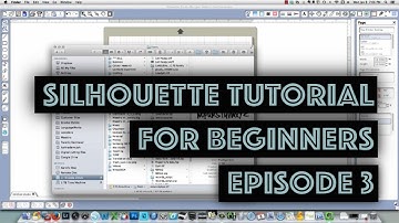 Silhouette Cameo tutorials for beginners episode 3 #silhouettetutorials #learnsilhouette