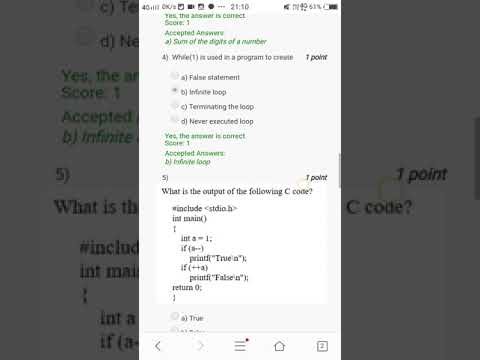 answer of week