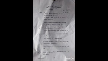 # bcom / bsc # ssj # kumaun University # business statistics bcom 2 nd semester