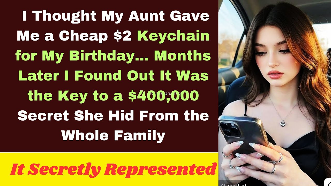 I Thought My Aunt Gave Me a Cheap $2 Keychain for My Birthday… Months Later I Found Out 😲 