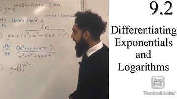Edexcel A level Maths: 9.2 Differentiating Exponential and Logarithmic Functions