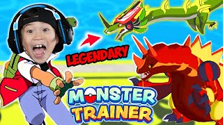 Catching LEGENDARY Pokemon in Monster Trainer 3D screenshot 3