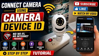 How to Connect Bulb Camera Using Device ID | V380 Bulb Camera Setup Configuration  & setting Part 2  screenshot 5