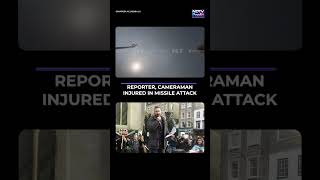 Watch: The Moment A Missile Nearly Struck A Reporter In Lebanon | Iran War Video #shorts