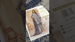 3 pec MAILAIKA LAWN suit #eidsale #shorts #summerwearcollection #embroideredfabric #summerstyle