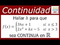 CONTINUIDAD DE UNA FUNCIÓN - Ejercicio 1