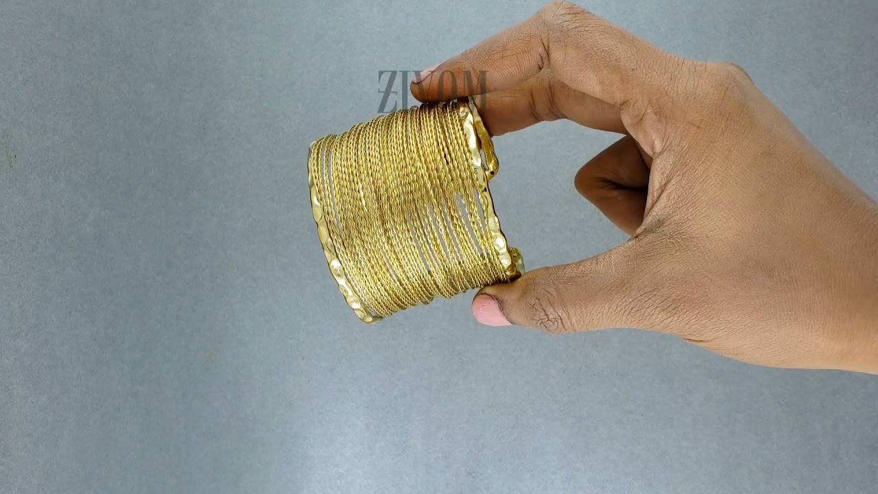 Party Statement Mesh 18K Gold Cuff Kada Bangle Bracelet For Women