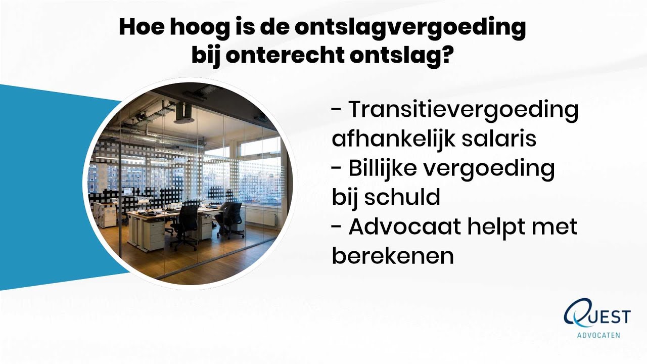 Hoe hoog is de ontslagvergoeding bij onterecht ontslag?