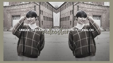 unique rotation timeslice transition on videostar! [insp. by vstar.tutorials]