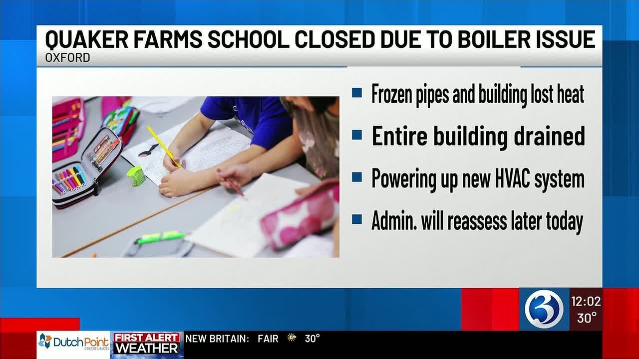 Oxford school closes due to boiler issue - YouTube