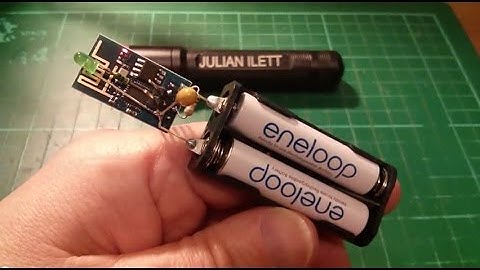 ESP8266 Hack #1: Web Enabled LED - WiFi Internet-of-Things IoT