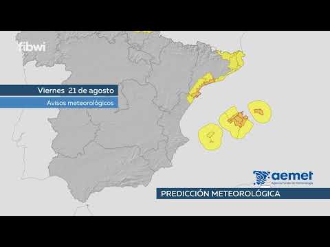 Tormentas localmente fuertes y descenso de las temperaturas este viernes en Baleares