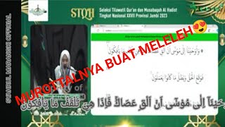 Juara 2 Neng Hasnah Sofwatul Azizah Hafidzoh 10 Juz Babak Penyisihan || STQ Nasional Jambi 2023