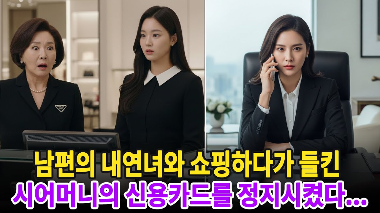 남편의 내연녀와 쇼핑하다가 들킨 시어머니의 신용카드를 정지시켰다...ㅣ황혼연애ㅣ노후사연ㅣ재혼ㅣ오디오북 | 사연
