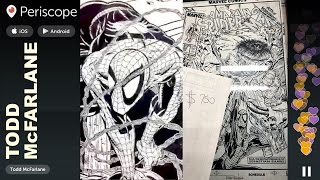 Todd mcfarlane - spider-man original art | periscope dec 17, 2015