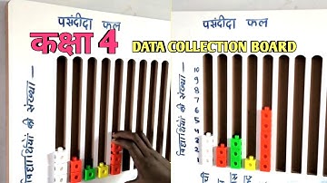 @asanstudi || data collection board|| fln kit || class 4 four ||basic of  bar graph ||