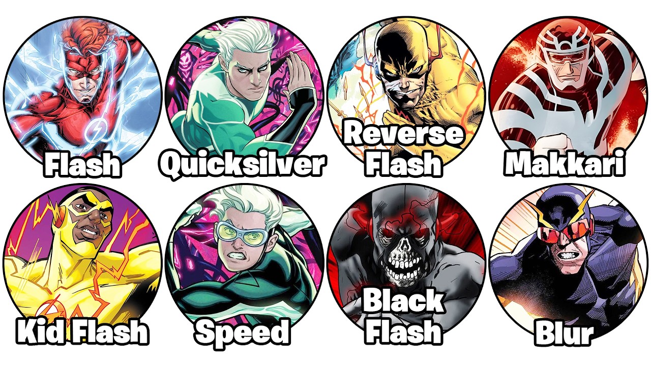 Every Speedster in Comics Explained in 23 Minutes - YouTube