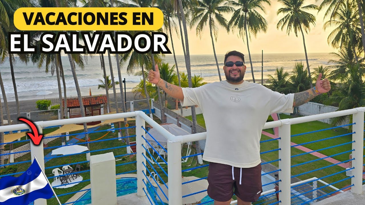 RANCHO de playa para VACACIONAR en EL SALVADOR 🌴😎 blue house paradise-