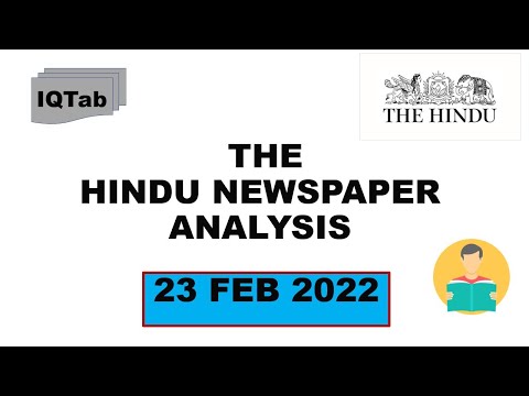 23 FEB 2022| EDITORIAL DISCUSSION| IQTAB| UPSC| Russia Sanctions, Undersea cable, Women, Ear, Green