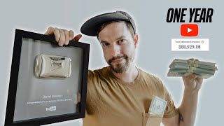 How Much YouTube Paid Me After 1 Year