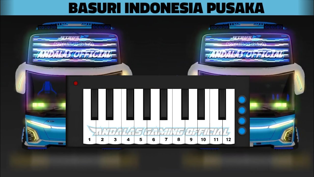 Telolet Basuri Indonesia Pusaka 12 Not Versi Pianika || Basuri Pianika 