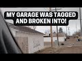 Garage was Tagged and Broken into on this House Flip!