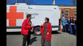Red Cross Volunteer Interviews Clara Barton