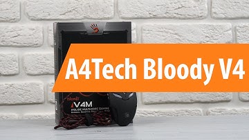 Распаковка A4Tech Bloody V4 / Unboxing A4Tech Bloody V4