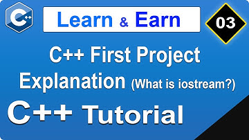 C++ First Project Explanation | What is iostream libraries and how to use iostream
