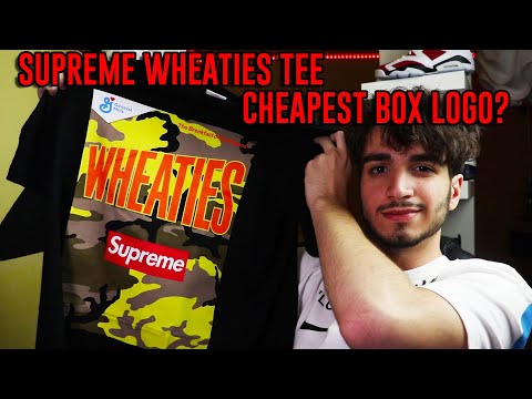 Here's Why The Supreme Wheaties Tee is So Popular | Cheapest Supreme Box  Logo?