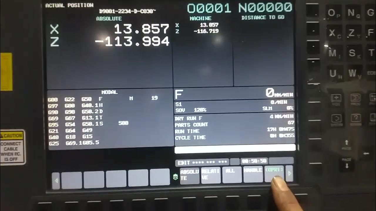 how to parts count zero on cnc fanuc control..... fanuc control may