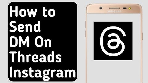 How to send DM on Threads (Instagram)