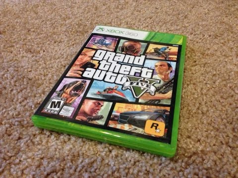 Grand Theft Auto V Microsoft Xbox 360 Disc 1 Only Install Disc GTA 5 & Case.