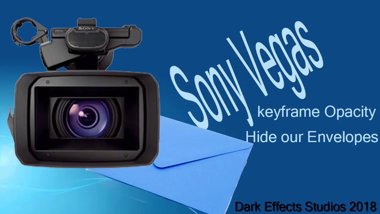 Sony Vegas Pro 13 Lesson 71 Keyframe Opacity work around and hide our