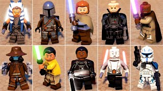 LEGO Star Wars The Skywalker Saga - All Characters & DLC Showcase (4K 60FPS)