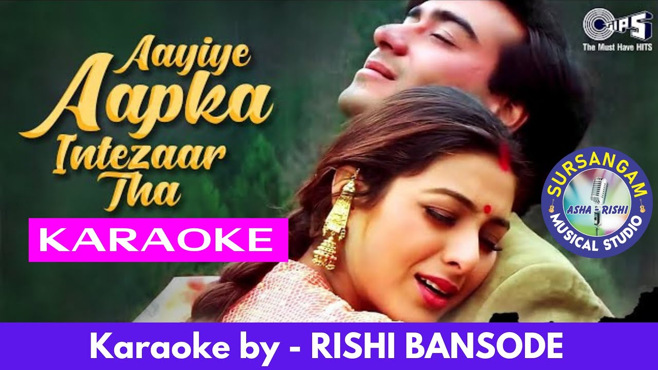 Aayiye Aapka Intezaar Tha | Sursangam Scrollig Karaoke | Kumar Sanu | 90's HITS